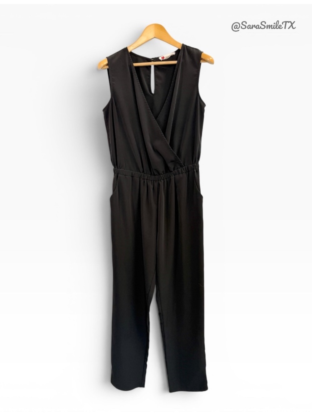 ONE HEART CLOTHING Black Sleeveless Pants Jumpsuit